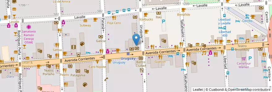 Mapa de ubicacion de Jardín Materno Infantil Colegio de Abogados, San Nicolas en آرژانتین, Ciudad Autónoma De Buenos Aires, Comuna 1, Buenos Aires.