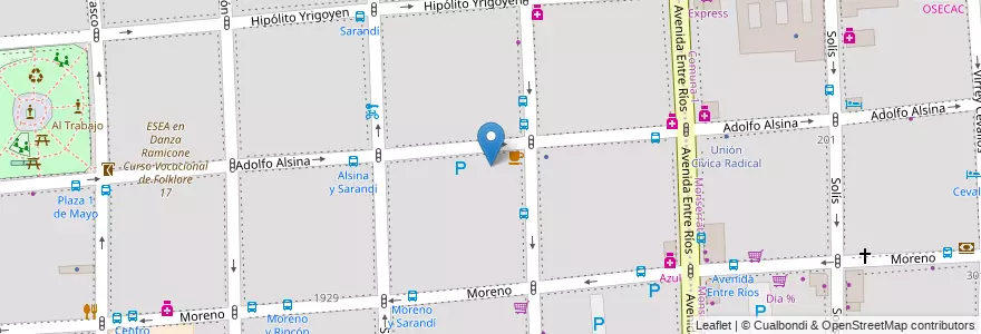 Mapa de ubicacion de Jardín Materno Infantil El Libro Mágico, Balvanera en الأرجنتين, Ciudad Autónoma De Buenos Aires, Comuna 3, Buenos Aires.