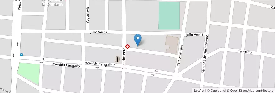 Mapa de ubicacion de JARDIN "MIS OSITOS" en アルゼンチン, コリエンテス州, Departamento Capital, Corrientes, Corrientes.