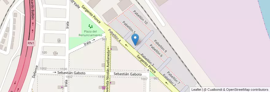 Mapa de ubicacion de Jardín Municipal Nº27 en Arjantin, Buenos Aires, Dock Sud.