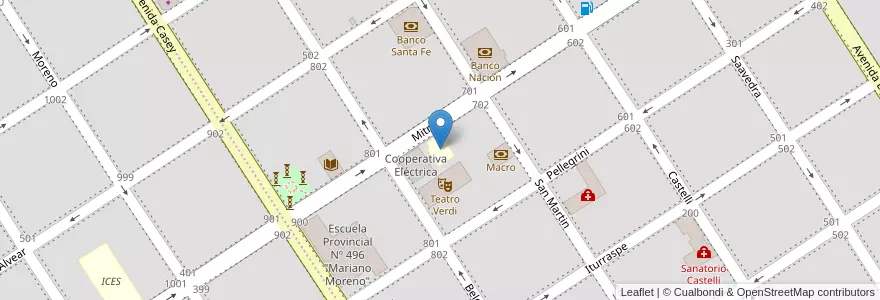 Mapa de ubicacion de Jardín Nº 323 Dante Alighieri en Аргентина, Санта-Фе, Departamento General López, Municipio De Venado Tuerto.