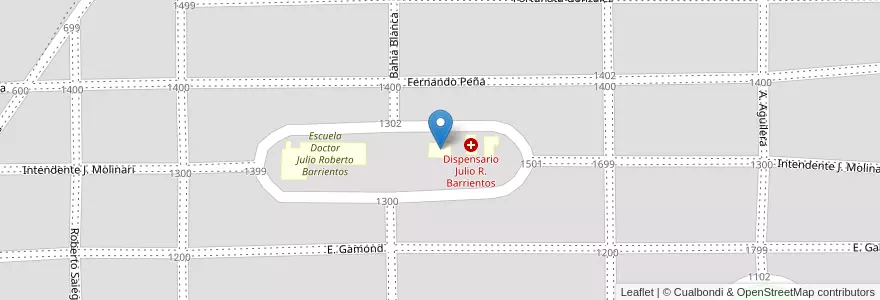 Mapa de ubicacion de Jardín Rector Avanci en Argentinië, Córdoba, Departamento Santa María, Pedanía Alta Gracia, Municipio De Alta Gracia, Alta Gracia.