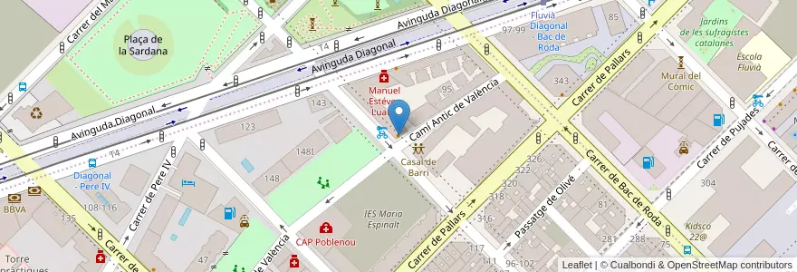 Mapa de ubicacion de Jaume's en Spanien, Katalonien, Barcelona, Barcelonès, Barcelona.