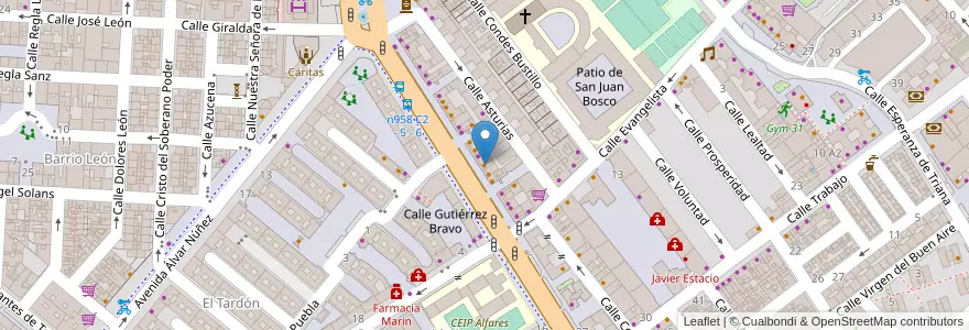 Mapa de ubicacion de Jaylu en 西班牙, 安达鲁西亚, Sevilla, Sevilla.