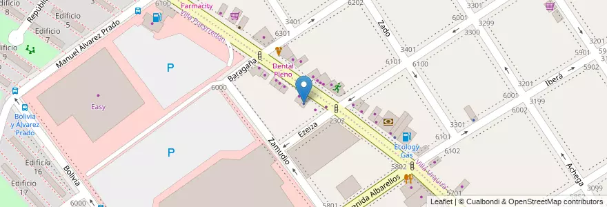 Mapa de ubicacion de JC Suarez Propiedades, Villa Pueyrredon en آرژانتین, Ciudad Autónoma De Buenos Aires, Comuna 12, Buenos Aires.