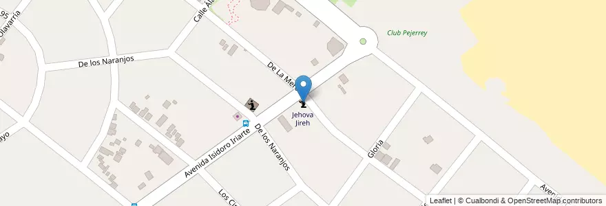 Mapa de ubicacion de Jehova Jireh en Argentine, Province De Buenos Aires, Quilmes.