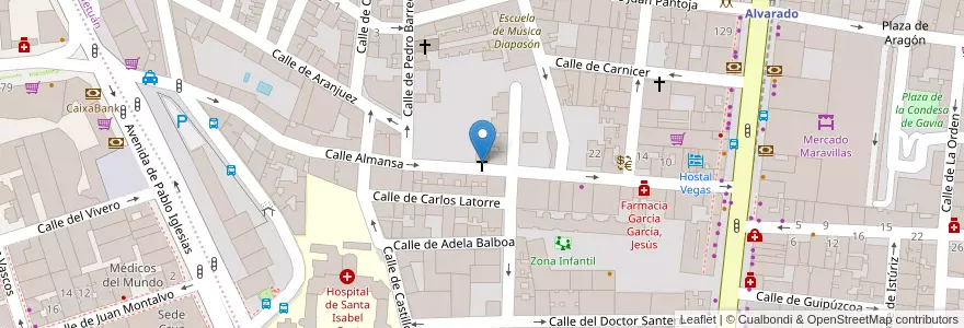 Mapa de ubicacion de Jesus Reigns Ministries en إسبانيا, منطقة مدريد, منطقة مدريد, Área Metropolitana De Madrid Y Corredor Del Henares, مدريد.