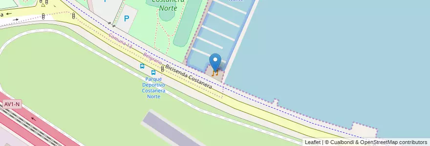 Mapa de ubicacion de Jet Lounge, Palermo en Arjantin, Ciudad Autónoma De Buenos Aires, Buenos Aires.