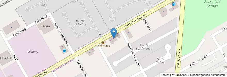 Mapa de ubicacion de JG Natatorios en Arjantin, Buenos Aires, Partido De San Isidro, Partido De San Fernando, Beccar.