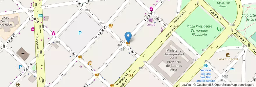 Mapa de ubicacion de Jhonatan, Casco Urbano en Argentina, Buenos Aires, Partido De La Plata, La Plata.