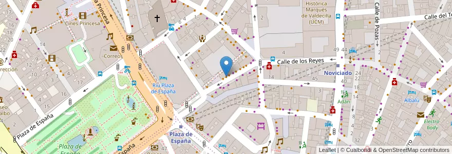 Mapa de ubicacion de Jin Ling en Spanien, Autonome Gemeinschaft Madrid, Autonome Gemeinschaft Madrid, Área Metropolitana De Madrid Y Corredor Del Henares, Madrid.