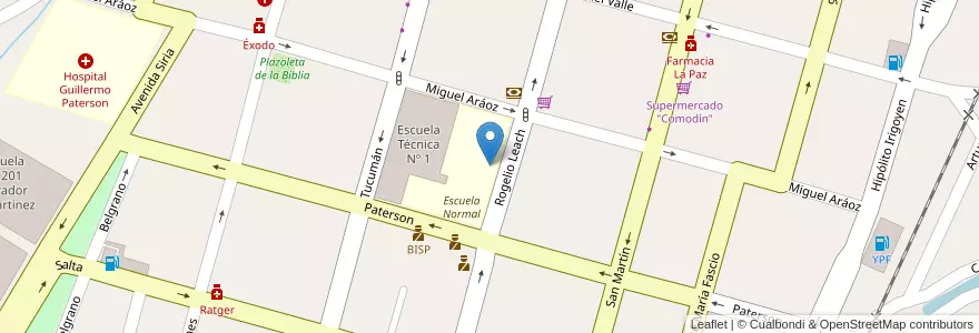 Mapa de ubicacion de JIN Nº 9 en 阿根廷, Jujuy, Departamento San Pedro, Municipio De San Pedro De Jujuy.