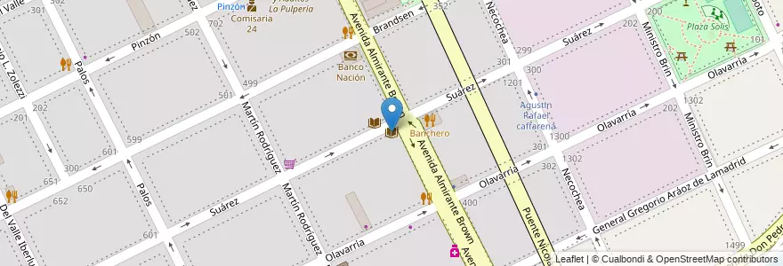 Mapa de ubicacion de Joaquín V. González, Boca en Argentine, Ciudad Autónoma De Buenos Aires, Comuna 4, Buenos Aires.