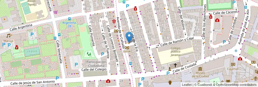 Mapa de ubicacion de Joey's Sa en Испания, Мадрид, Мадрид, Área Metropolitana De Madrid Y Corredor Del Henares, Coslada.