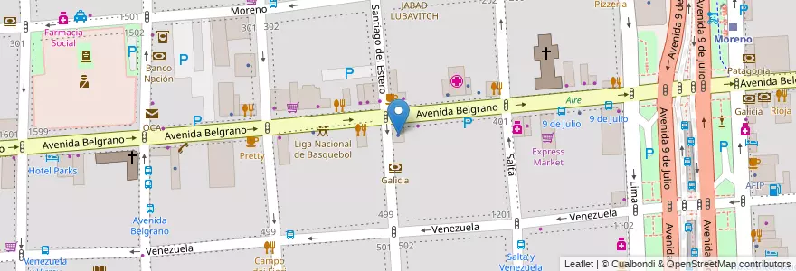 Mapa de ubicacion de Johnson Amoblamientos, Montserrat en アルゼンチン, Ciudad Autónoma De Buenos Aires, Comuna 1, ブエノスアイレス.