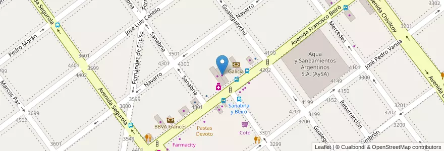 Mapa de ubicacion de Johnson Amoblamientos, Villa Devoto en آرژانتین, Ciudad Autónoma De Buenos Aires, Buenos Aires, Comuna 11.