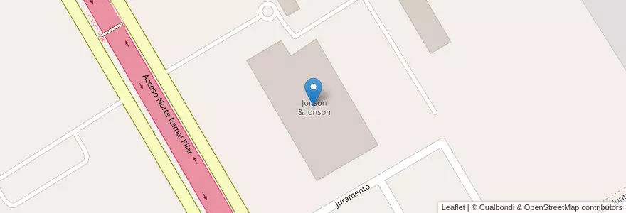 Mapa de ubicacion de Jonson & Jonson en Argentina, Buenos Aires, Partido Del Pilar, Fátima.