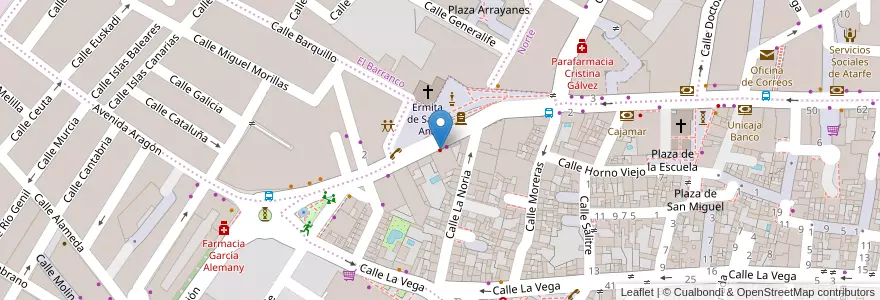 Mapa de ubicacion de Jorge Jerez Rodríguez en España, Andalucía, Granada, Comarca De La Vega De Granada, Atarfe.