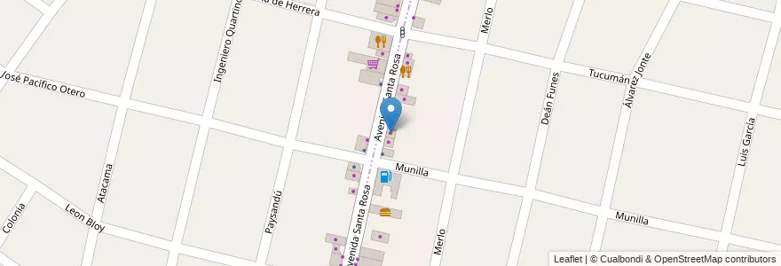 Mapa de ubicacion de José Benavidez en الأرجنتين, بوينس آيرس, Ituzaingó.
