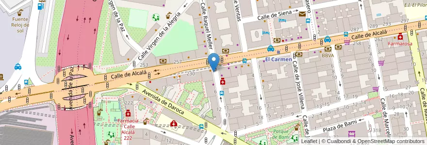 Mapa de ubicacion de JOSE MARIA FERNANDEZ LANSEROS, CALLE, DE,2 en Испания, Мадрид, Мадрид, Área Metropolitana De Madrid Y Corredor Del Henares, Мадрид.