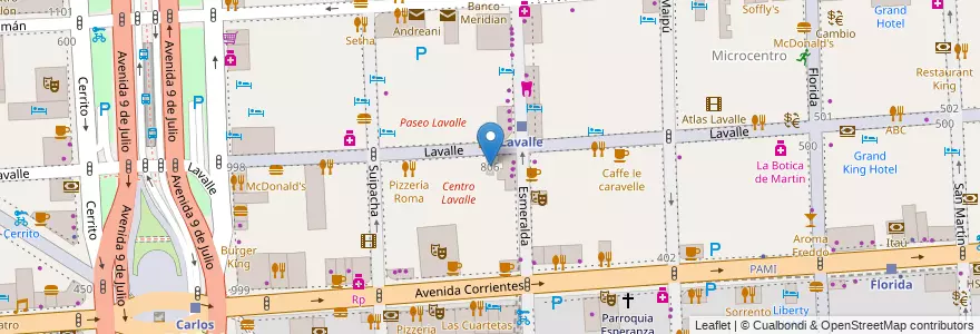 Mapa de ubicacion de Josemar, San Nicolas en Argentine, Ciudad Autónoma De Buenos Aires, Comuna 1, Buenos Aires.