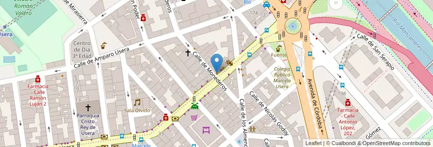 Mapa de ubicacion de Jose's en Испания, Мадрид, Мадрид, Área Metropolitana De Madrid Y Corredor Del Henares, Мадрид.