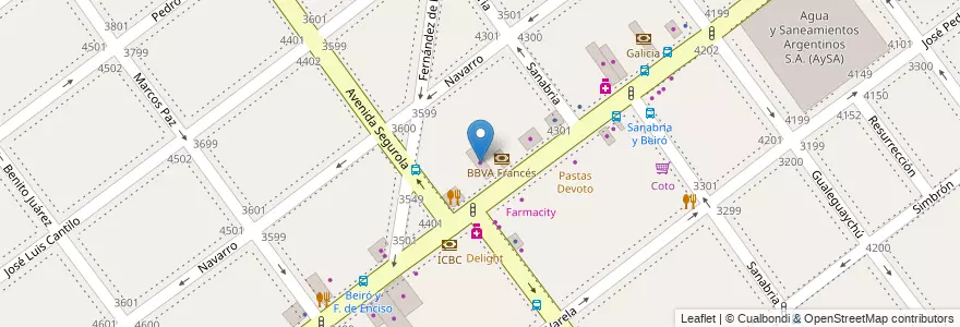Mapa de ubicacion de Joyeria Relojeria Regalos, Villa Devoto en アルゼンチン, Ciudad Autónoma De Buenos Aires, ブエノスアイレス, Comuna 11.