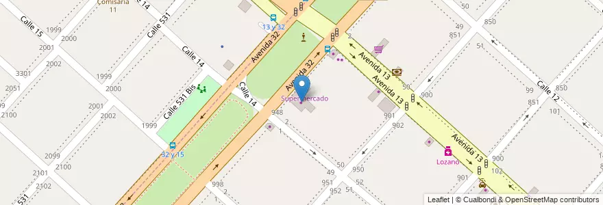 Mapa de ubicacion de Juan o Juan, Casco Urbano en Arjantin, Buenos Aires, Partido De La Plata.