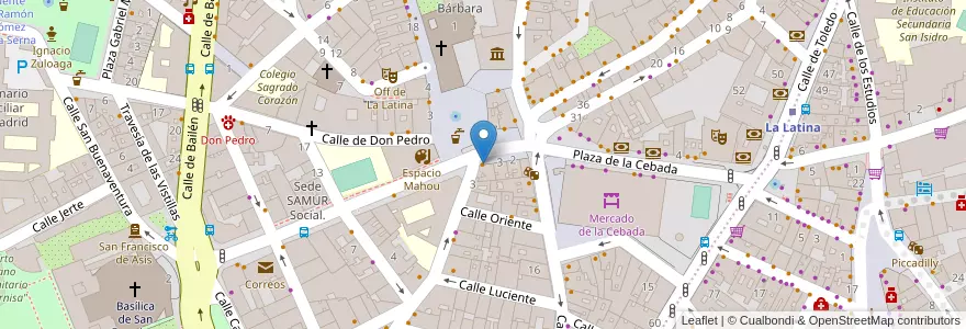 Mapa de ubicacion de Juana la Loca en 西班牙, Comunidad De Madrid, Comunidad De Madrid, Área Metropolitana De Madrid Y Corredor Del Henares, Madrid.