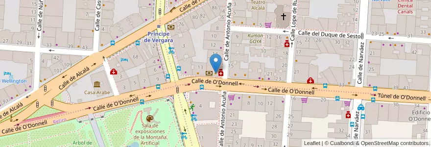 Mapa de ubicacion de Juana Limón en Испания, Мадрид, Мадрид, Área Metropolitana De Madrid Y Corredor Del Henares, Мадрид.
