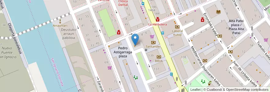 Mapa de ubicacion de Juantxu en 西班牙, 巴斯克, 比斯开, Bilboaldea, 毕尔巴鄂.