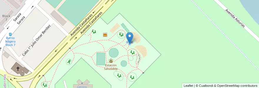 Mapa de ubicacion de Juegos de agua, Villa Soldati en アルゼンチン, Ciudad Autónoma De Buenos Aires, ブエノスアイレス, Comuna 8.