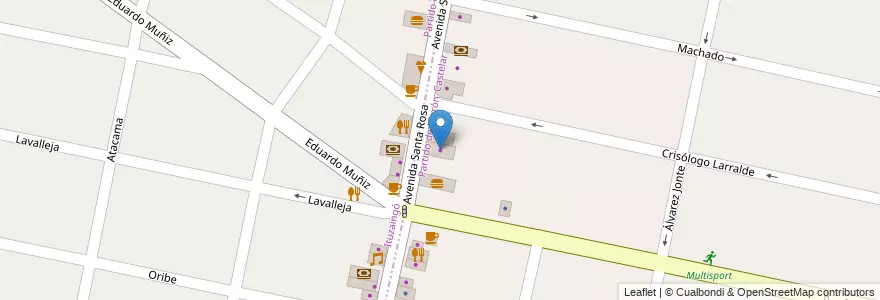 Mapa de ubicacion de Jugueteria Magie Toys en Arjantin, Buenos Aires, Partido De Morón, Castelar.
