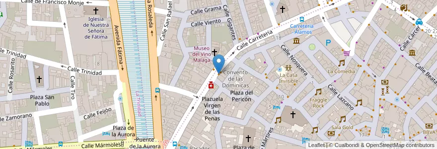 Mapa de ubicacion de Julia Bakery Málaga en اسپانیا, Andalucía, Málaga, Málaga-Costa Del Sol, Málaga.