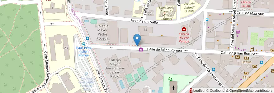 Mapa de ubicacion de JULIAN ROMEA, CALLE, DE,20 en Spagna, Comunidad De Madrid, Comunidad De Madrid, Área Metropolitana De Madrid Y Corredor Del Henares, Madrid.
