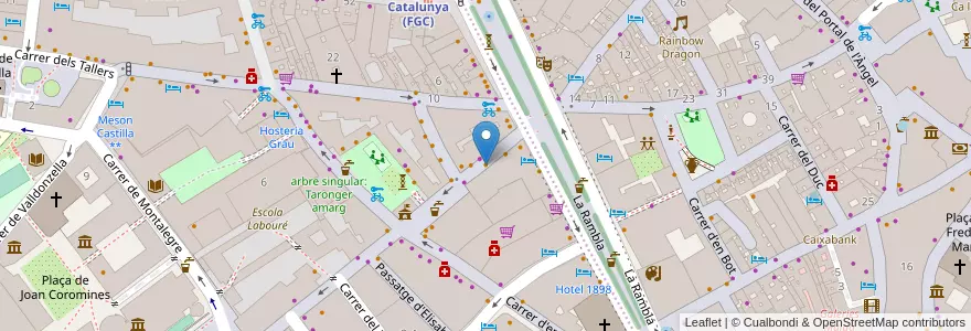 Mapa de ubicacion de Julivert Meu en Espagne, Catalogne, Barcelone, Barcelonais, Barcelone.