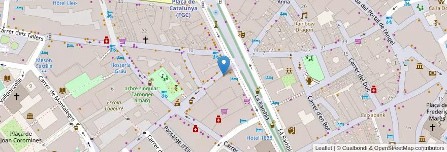 Mapa de ubicacion de Julivert Meu☘️ en Espagne, Catalogne, Barcelone, Barcelonais, Barcelone.