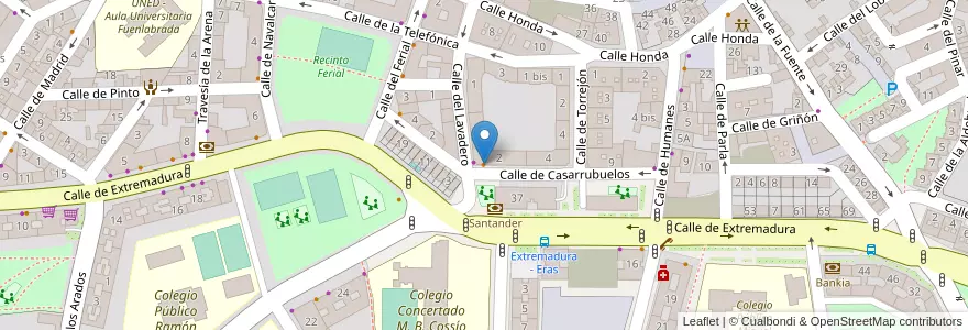 Mapa de ubicacion de Juvenal en Испания, Мадрид, Мадрид, Área Metropolitana De Madrid Y Corredor Del Henares, Fuenlabrada.
