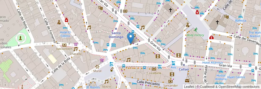 Mapa de ubicacion de + K Copas en إسبانيا, منطقة مدريد, منطقة مدريد, Área Metropolitana De Madrid Y Corredor Del Henares, مدريد.