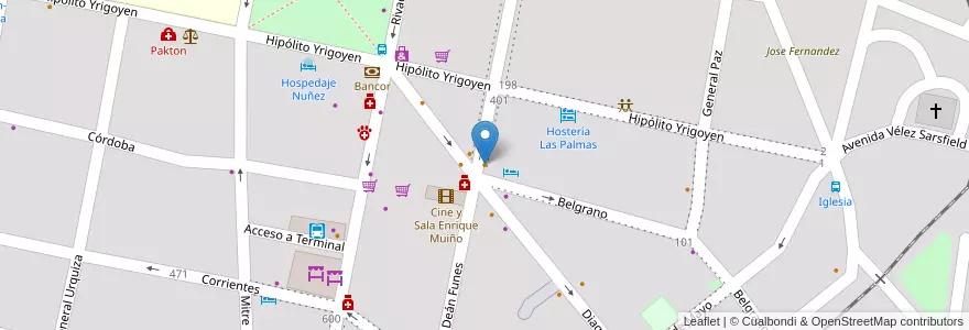 Mapa de ubicacion de Kafka en 아르헨티나, Córdoba, Departamento Punilla, Pedanía Dolores, Municipio De Capilla Del Monte, Capilla Del Monte.