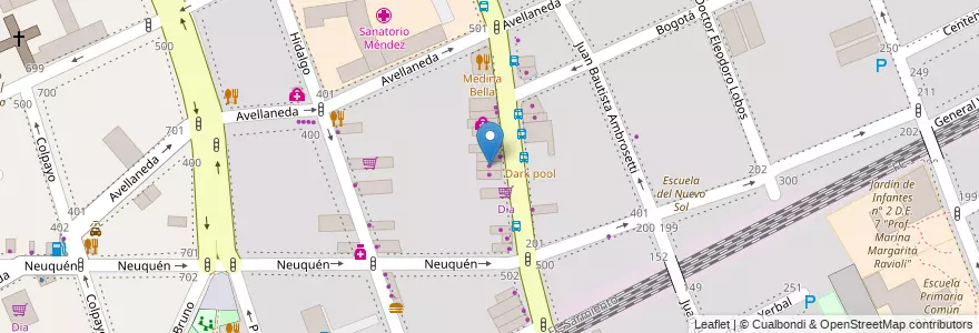 Mapa de ubicacion de Kalimnos, Caballito en Arjantin, Ciudad Autónoma De Buenos Aires, Buenos Aires, Comuna 6.