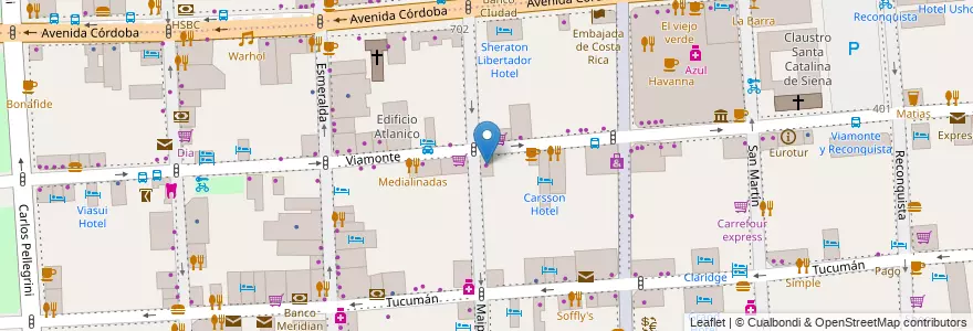Mapa de ubicacion de Kalpakian, San Nicolas en Argentine, Ciudad Autónoma De Buenos Aires, Comuna 1, Buenos Aires.