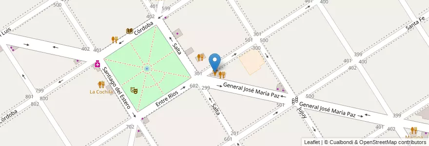 Mapa de ubicacion de Kalúa Helados en Argentina, Buenos Aires, Partido De Tigre, General Pacheco.