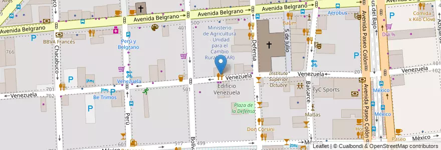 Mapa de ubicacion de karaoke, Montserrat en Argentina, Ciudad Autónoma De Buenos Aires, Comuna 1, Buenos Aires.