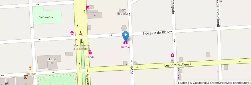 Mapa de ubicacion de Kardia en Arjantin, Buenos Aires, Partido De Florencio Varela, Florencio Varela.