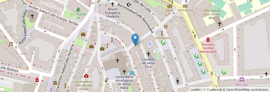Mapa de ubicacion de Karma en İspanya, Bask Bölgesi, Araba/Álava, Gasteizko Kuadrilla/Cuadrilla De Vitoria, Vitoria-Gasteiz.