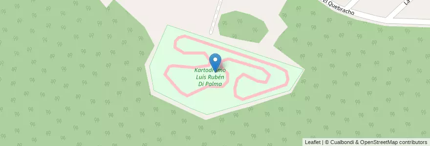 Mapa de ubicacion de Kartodromo Luís Rubén Di Palma en Argentinien, Provinz Buenos Aires, Partido De La Matanza, Ciudad Evita.