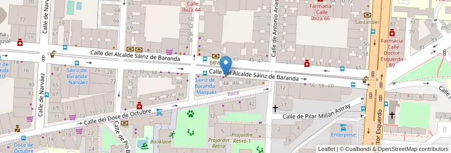 Mapa de ubicacion de Kasanova en 西班牙, Comunidad De Madrid, Comunidad De Madrid, Área Metropolitana De Madrid Y Corredor Del Henares, Madrid.