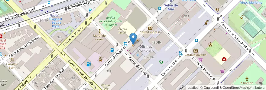 Mapa de ubicacion de Kata Restaurant en İspanya, Catalunya, Barcelona, Barcelonès, Barcelona.