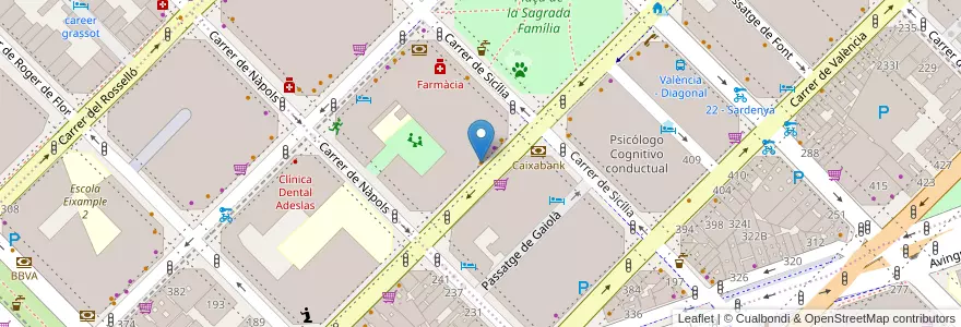 Mapa de ubicacion de Katane' en Испания, Каталония, Барселона, Барселонес, Барселона.